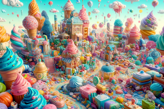 VR Games CandyWorld and Utopia